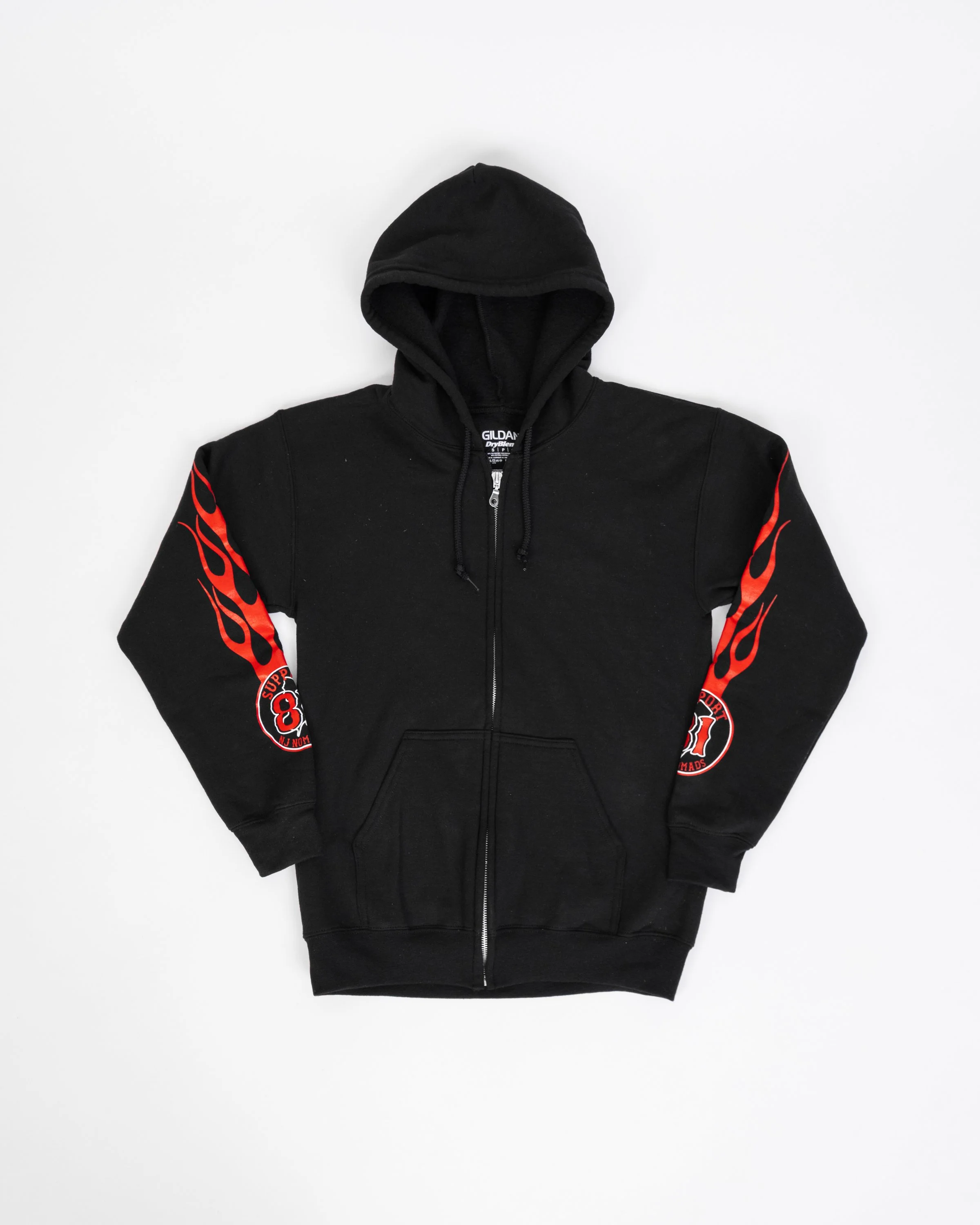 81+Support+Zip+Up+Black+Front+